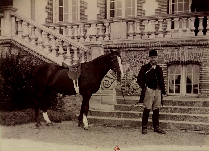 L. Valpinçon - Tiré de l'ouvrage L'Equipage du marquis de Chambray - Photos de Maurice de Gasté (1894) - Bnf (Gallica)